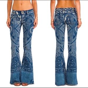Free People Discharge Bali Malaya Bell Flares